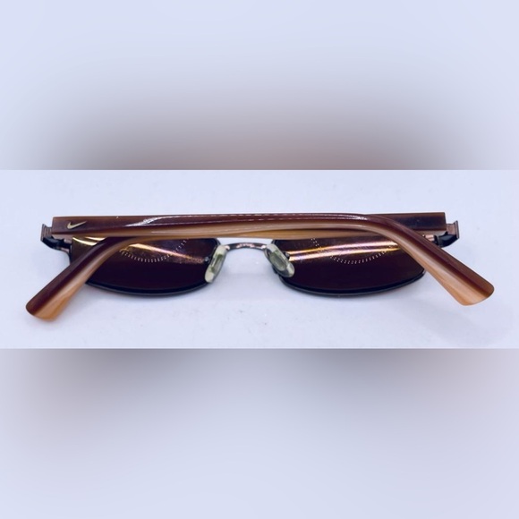 Nike 8003/210 Brown Oval Sunglasses Frames Only - Picture 4 of 8